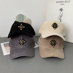 Eimerhüte für Herren und Damen, hochwertige Cord-Baseballkappen, Unisex, lässig, Designer-Luxus-Sonnenhüte, trendige Marken, verstellbarer Vintage-Hut