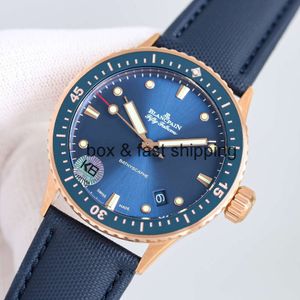 Glow Boper 5100 Fathoms 43,6 mm Fifty Designer Bathyscaphe Luxusuhr Suche Herrenuhr Automatisch mechanisch Wasserdicht Form Kalender 0MNO