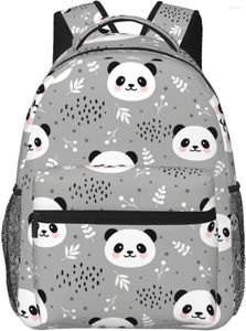Ryggsäck söt djur panda mode rese vandring camping dagpack dator ryggsäckar bokväska för män kvinnor