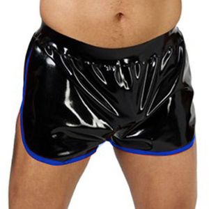 Catsuit Costumes 100% Latex Sexy Handsome shorts Rubber Men Briefs Cool 0.4mm Size S-XXL