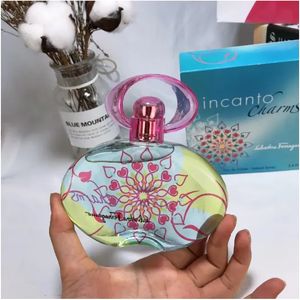 Kadın Kokusu 100ml Incanto Shine Charms Parfümler Eau De Toilette Parfum Uzun Kalıcı Koku EDT Marka Rüya Aşağı Sprey Büyüleyici Köln Doğal Sprey