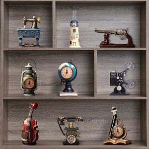 Decorative Objects Figurines Bookcase small ornaments American retro home decoration bar coffee shop bookshelf props accessories 230920