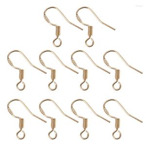 Jewelry Pouches 10Pcs Earring Hooks Hypoallergenic Ear Wires For Making Bulk Findings Pack Gold Silver French Wire