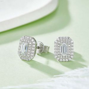 Oem joias finas femininas diamante 925 prata esterlina brincos de moissanite certificados cor Vvs Gra