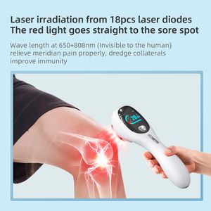 Near Infrared Red Light Lamp Handheld Pain Relief Laser Therapy Device for Wounds Healing and Skin Rejuvenation Blood Circulation