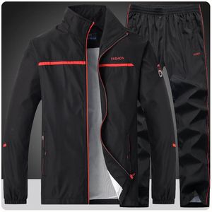 Men's Tracksuits Men's Fitted Exercise Tracksuit Set Full-Zip Jacket Casual Gym Jogging Athletic Workout Sweat Suits Outdoor Basketball Sportsuit 230920