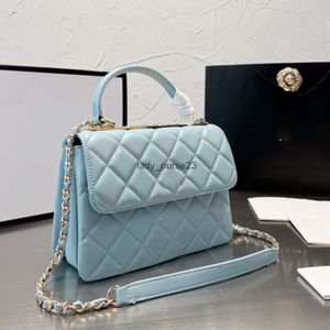 BACA 2023 Ladies Bolsas de alta qualidade Chaneel Designer de pele de carneiro de carneiro de diamante de diamante portátil Cadeia Cruz Cross Feminina Bolsas de Luxo Classic Luxury