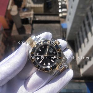 4 Colors Watches Factory Classic Version 904L Steel Cal 3135 Automatic Movement 40mm Yellow Gold ARF Black Ceramic Bezel Super Lum3265