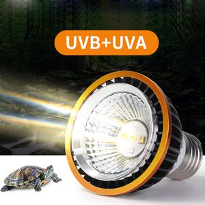 Other Home Garden Professional 3W Reptile Lamp UVA UVB50 UVB100 Lmap LED Bulb Turtle Tortoise Lizard Basking Sunlight UVB Lighting 230920