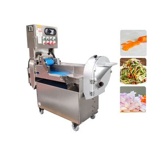 1100W Commercial Electric Slicer Cabbage Chili Morot Shredder Dicing Machine Rostfritt stål Grönsaker Cutter Machine