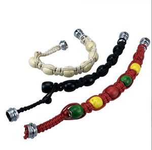 Bracciale Stealth Smoking Hand Pipe Stash Pipes Portatile Metallo Vaporizzatore a base di erbe Tubi da polso Narghilè