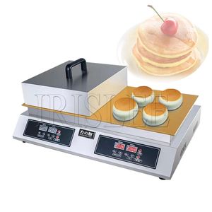 Commerciale Doppia Testa 110V 220V Souffle Maker Snack Macchina di Rame Pan Riscaldamento Rapido Soffici Pancake Baker Souffle Macchina