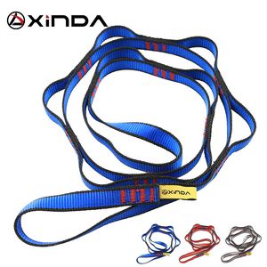 Climbing Harnesses XINDA Professional Outdoor Climbing Rope Climbing Auxiliary Rope Downhill Aerial Yoga Hammock Daisy Ring Sling Equipment 230921