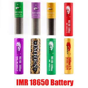 Batteria IMR 18650 Oro Verde Rosso Viola Leopardo 3000mAh 3200mAh 3300mAh 3500mAh 3.7V 40A 50A Batterie al litio veloci