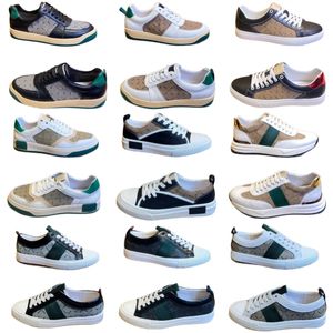 Slippers letter brand designer shoes luxury men's casual shoes classic skate shoes lace up bees print non slip shoes outdoor flat heel shoes round tie platform shoes