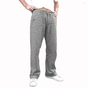 Pantaloni da uomo Gamba larga Uomo Tinta unita Coulisse elastica Sport Palestra Yoga Elasticizzato Baggy Streetwear Pantaloni lunghi Abbigliamento