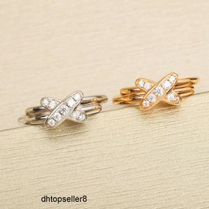 Kadınlar için en iyi tasarımcı yüzüğü klasik marka yüzüğü moda moda gül altın elmas yüzük çift yüzük nişan mektubu yüzükler tatil hediye takılar kişiselleştirilmiş goodca