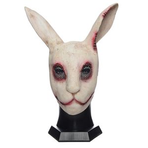 コスチュームアクセサリーBloody Rabbitラテックスマスクハロウィーンコスプレドレスヘッドギア