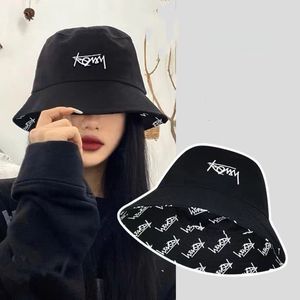 Szerokie brzegowe czapki czapki czapki dwuletnich noszenie kubełko kapelusz mężczyźni kobiety japońskie graffiti litera Outdoor Sun Hats unisex szerokie grzbietowe czapki rybackie 230921