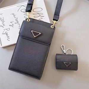 Designer Phone Bag with strap and card slot for all phones luxury Designers Women bags large Capacity Crossbody Bags Triangle Mobile phone bag Mini Purses