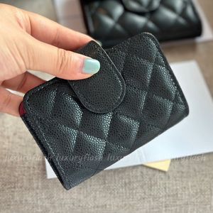 Combo Card Holders Designer Coin Purses Fashion Black Cowhide Business Name Cards Holder Mini Pocket Wallets Handbags