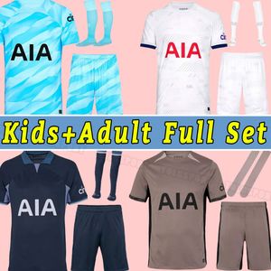 Adult Kids Socks 23 24 SON Soccer Jerseys 2023 2024 jersey Football shirt LUCAS HOjbjerg Loris ROMERO KULUSEVSKI BENTANCUR KANE RICHARLISON NDOMBELE goalkeeper