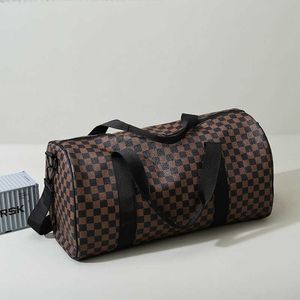 2023 nova bolsa de viagem masculina pu impermeável portátil bolsa de fitness grande capacidade bolsa de armazenamento de negócios lazer bolsa masculina tendência