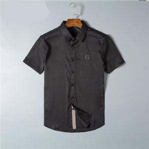 2021 Luxury Designer Men's Shirts Fashion Drees Casual Business Social and Cocktail Shirt Brand Spring Autumn Slimming Mo212C