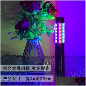 Nattlampor LED Strobe Light Cool VIP Service Bottle Topper Champagne Sparkler för Club Bar KTV Wedding Party Decoration Drop Deliv Ottw0