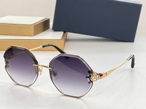 남성과 여성을위한 육각형 선글라스 85s ection 가벼운 내구성 금속 프레임 패션 디자인 여행 해변 휴가 야외 활동을위한 안경 액세서리