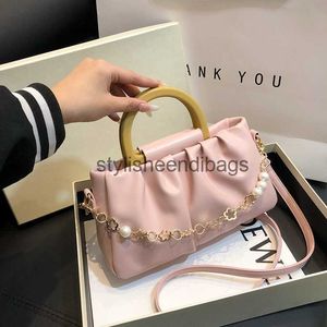 Cross Body Pleated design high-end portable women's bag 2023 new crossbody bag chain underarm shoulder bagstylisheendibags