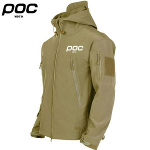 サイクリングジャケットMoto Poc Mens Outdoor Jacket Cycling WindProof Waterfroof Jacket LightWeight Breseable Courfort Hiking Polyester Jacket 230921