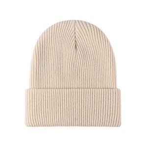 BeanieSkull Caps Frauen Männer Herbst Winter Warme Beanie Hut Einfarbig Dame Männlich Stretch Gestrickte Häkeln Mützen Hut Kappe Für frauen Männer 230921