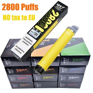 QST puff flex 2800 затяжек одноразовые электронные сигареты Vape Pen Pods Наборы устройств