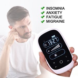 Sömmasker Insomnia Ångest Depression CES Soveterapi Transkraniell mikroström Puls Massage Aid Device Instrument Hem 230920