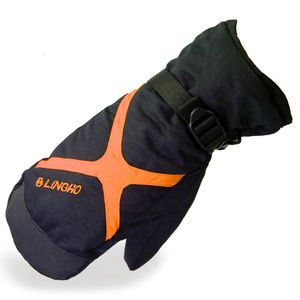 Guanti da sci Invernali Termici Tutte le dita Antivento Sci Outdoor Antiscivolo Sport Snowboard Guanti da ciclismo Uomo 230920