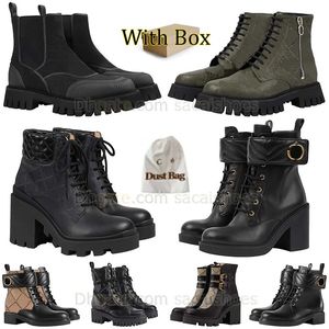 2023 Hot Top Martin Boots Damen Reißverschluss-Stiefelette Desert Boot Combat Boot Schnürstiefel Kniehoher Lederstiefel Plattformabsatz Gummisohle Schneestiefel Oxford-Schuh mit Box