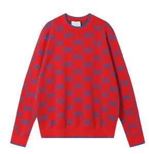 Kobiety luksusowe swetry wygodne kaszmirowe dzianiny bluzy pullover workowate kobiety g litera Jacquard sweter męskie bluzy skoczki wierze