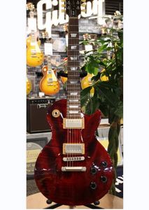 Paul Studio Wine Red Electric Guitar som samma av bilderna