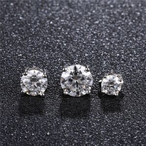 Luxury Earrings Women Gold Filled Vvs Diamond Earrings 925 Silver Moissanite Stud Earrings for Women