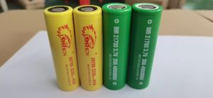 뜨거운 최고 품질 IMR 20700 21700 배터리 골드 3200mAh 녹색 4800mah 3.7V 30A 40A 리튬 배터리 빠른