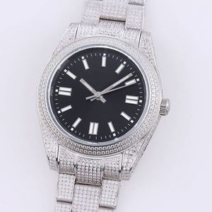 Diamond Watch Mens Designer Watches Automatic Mechanical Movement 41mm Stainless Steel Sapphire Waterproof Wristwatch Fashion Bracelet Gift
