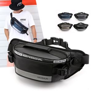 Outdoor-Taschen Outdoor Anti-Diebstahl Taille Tasche Männer Mode Reflektierende Lauf Fanny Pack Wasserdichte Handy Lagerung Tasche Männliche Reise Gürtel tasche 230921