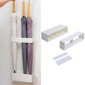 Paraply Stands Wall Mounted Storage Rack Adhesive Clip Holder Racks Hanger Organizer för Office Home 230920