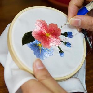 魔法の刺繍ペンプラスチック製DIYクラフトハンドルかぎ針編みのフック織りカーペット針編みツール縫製針織りクラフトかぎ針編み289H