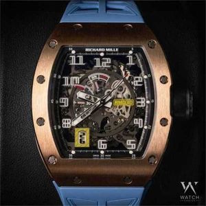 Automatic Mechanical Wristwatches Swiss Watches Wrist Richarmilles Watch Mens Series | Rm030 | Rose Gold / Titanium | Skeleton Dial | 2016 WN-BYGG