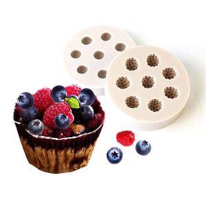 Other Bakeware 1Pcs Blueberry Cranberry Sile Cakes Fondant Mold Cake Decorating Tools Soap 20220107 Q2 Drop Delivery Home Garden Kit Dhbdm