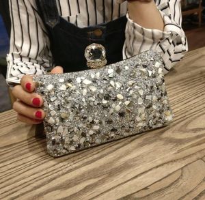 Of New Wave Clutch Luxurys Fashion Ladies Diamond Banquet Bag Bags2021 Evening European Fkqcf2407565