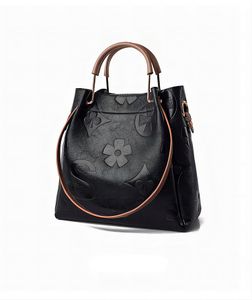 Temperament Soft Leather Women's Bag 2023 Ny Popular Style Atmosphere Tote Bag Fashion Versatile Casual Handheld One Shoulder Crossbody