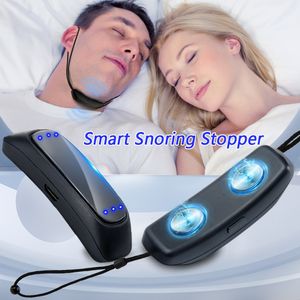 Sleep Masks Pulse Anti Snoring Device EMS Smart Stop Muscle Stimulator Effective Solution Snore Aid Noise Reduction 230920